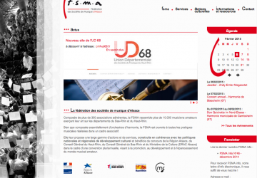 Page d'accueil du site de la FSMA