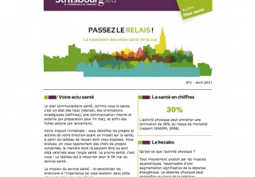 Newsletter pour la Ville de Strasbourg